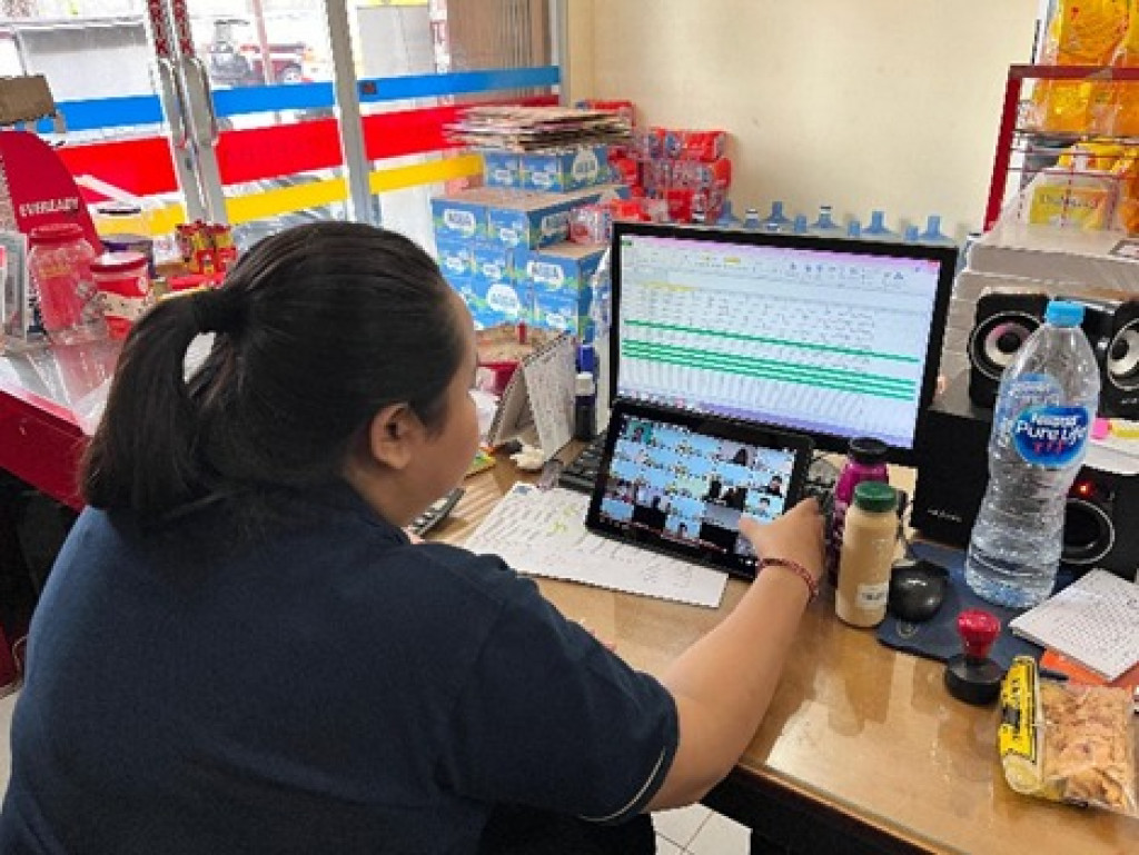 BUM Desa Dalung Ikuti Zoom Meeting Kegiatan BUMDES Belajar Pengadaan Barang/Jasa Oleh Community Of Practice Batch X